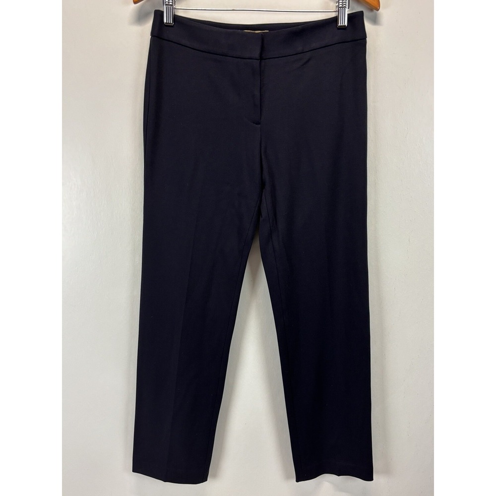 NEW! Talbots Knit Dress Pants Sz 4 Navy Italian Fabric Women's Career Business
